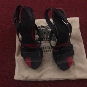 Burberry wedge sandal